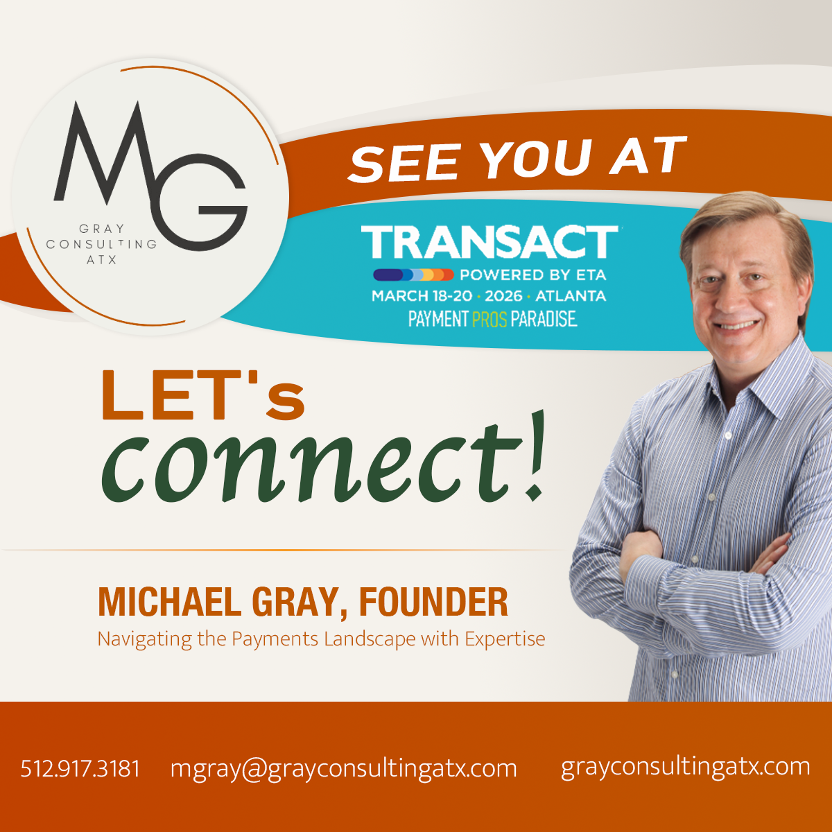 I’ll be attending TRANSACT 2026